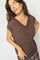 Mape V-Neck Knit Vest | Coffee Quartz | Strik fra Mos Mosh