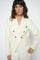 Belize Ramie Blazer  | Ecru | Blazer fra Mos Mosh