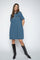 Biba East Dress  | Mid Blue | Kjole fra Mos Mosh