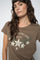Zibba O-SS Tee  | Chocolate Chip | T-Shirt fra Mos Mosh