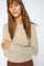 Aliz Caliz Plain LS Knit | Oxford Tan | Strik fra Mos Mosh
