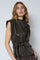 Gitt Pleat Top 35958 | Dark Brown | T-Shirt fra Co'couture