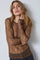 Marcy Mesh O-blouse 43043 | Mocca | T-Shirt fra Co'couture