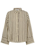 Oxana Shirt 45041 | Dark Brown | Bluse fra Co'couture – nedsat