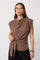 Falcon Pleat Top 45182 | Walnut | Top fra Co'couture