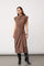 Falcon Pleat Dress 46025 | Walnut | Kjole fra Co'couture