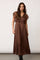 Iduncc Lace Dress | Dark Brown | Kjole fra Co'Couture