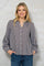 Harriet Blouse 2864 | Blue Brown | Bluse fra Prepair