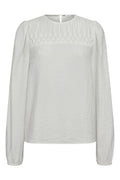 Shina Pintuck Blouse 35921 | Off white | Bluse fra Co'couture