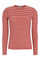SRFenja Stripe O-Neck Top SR124-303 | Arctic Wolf / Racing Red Streifen | T-Shirt von Soft Rebels