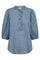 Dina Blouse 206719 | Vintage Indigo Melange | Bluse fra Freequent