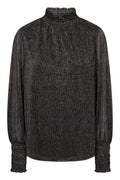 Ximena Glam LS blouse | Phantom | Bluse fra Mos Mosh – nedsat