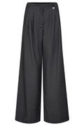 Saga Pleat Pant 31566 | Mittelgrau | Hosen von Co'couture – nedsat