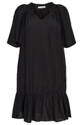 Sunrise Flow Crop Dress 36160 | Schwarz | Kleid von Co'couture – nedsat