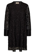 Yeni Lace Sequin Dress | Black | Kjole fra Mos Mosh – nedsat
