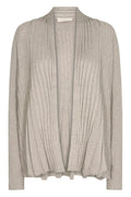 Claudisse S Car 112879 | Mushroom Melange | Cardigan fra Freequent – nedsat