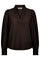 Shina V-Bluse 35922 | Dunkelbraun | Bluse von Co'couture