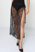 Lace Tie Skirt | Blonde-skirt fra Avery
