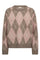 Grsargyle Pullover 207137 | Desert Taupe Mel W Pale M Mel | Strik fra Freequent
