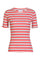 Natalia Ss Blouse | Creme Orange Blue Stripe | Bluse fra Liberté