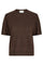 Missy Knit Tee 161927 | Brown Melange | Knitwear fra Neo Noir
