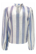 Dodo Ls Blouse | Blue White Stripe |  fra Liberté – nedsat