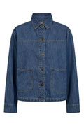 Lisea Jacket 212054 | Medium Blue Denim | Jakke fra Freequent – nedsat