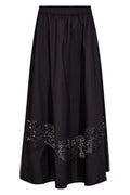 Redu Cotoni Skirt  | Black | Nederdel fra Mos Mosh – nedsat