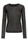 Mesh Ls Sparkle Tshirt | Black Heart Diamond Dot | Liberté