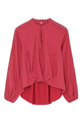 Lise blouse | Claret Red | Skjorte fra Gustav – nedsat