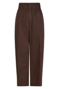 Yana Popeline Hose | Dunkelbraun | Hose von Neo Noir – nedsat