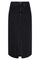 Vika Slit Denim Skirt | Schwarz | Rock von Co'couture 