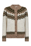 Novala Cardigan 206811 | Moonbeam Mel W Kombu Green Mel | Cardigan fra Freequent – nedsat