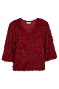 Nola Blouse 205155 | Chili Pepper | Bluse fra Freequent – nedsat