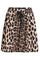Alma Short Loose Skirt | Big Lux Leo Fossil | Kort nederdel fra Liberté Essentiel