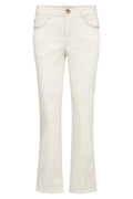 Ashley Sati Pant Ankle | Ecru | Bukser fra Mos Mosh – nedsat