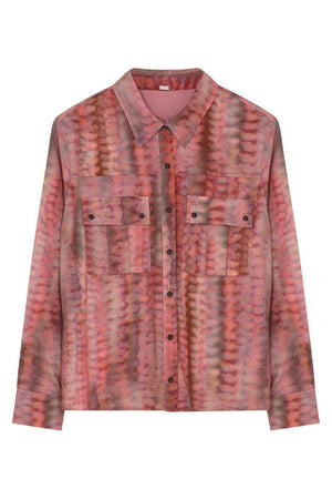 Ilona shirt | Red Tones | Skjorte fra Gustav