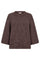 Grslulu Pullover 205507 | Coffee Bean Melange | Strik fra Freequent