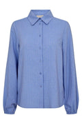 Shine Shirt 206829 | Wedgewood Melange | Shirt fra Freequent – nedsat