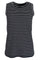 Sailor Striped Tank Top | Black | Top fra Black Colour