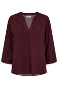 Adney Blouse 206684 | Port Royale W. Black | Bluse fra Freequent – nedsat