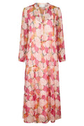 Nobis Maxi Blumenkleid | Rosa | Kleid von Neo Noir – nedsat