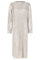 SRNevaeh Midikleid mit U-Boot-Ausschnitt | Silber plissiert | Kleid von Soft Rebels