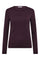Granny Embroidery LS Tee 33180 | Plum | T-Shirt fra Co'couture