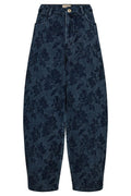 Rosy Floret Jeans Ankle | Blue | Jeans fra Mos Mosh – nedsat