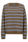 Khai Two Stripe Knit | True Camel | Strik fra Mos Mosh