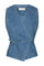 Samara Denim Waistcoat | Blue | Vest fra Neo Noir
