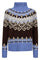 Merla Pullover 206759 | Coffee Bean Ml W Wedgewood Ml | Strik fra Freequent