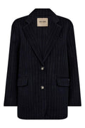 Karita Idun Wool Blazer | Salute Navy | Blazer fra Mos Mosh