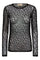 Loretta Mono Mesh Blouse | Black | Bluse fra Mos Mosh